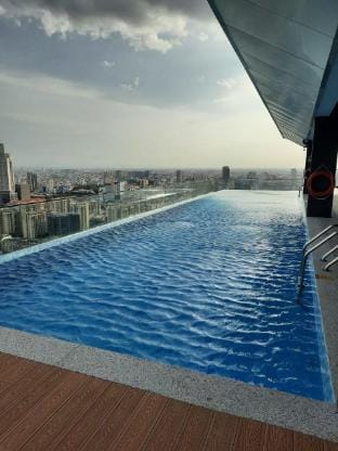 23rd floor room at City View, 1 min to Eden Garden Vacation rental in Phnom Penh Province