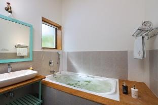 SaffronStays Beach Blues, 4BR Pool Retreat Alibaug Villa in Maharashtra