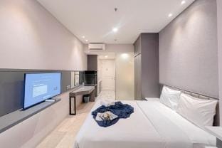 Minimalist Look Studio Apt at Art Deco By Travelio Apartment in Bandung