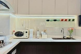 Dooga Ins-Retro Pastelland | Seaview Bathtub Apartment in Johor Bahru