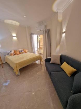 Private Beach Side Sea View  Studio  Fiesta Chalet in Hurghada