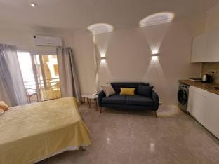 Private Beach Side Sea View  Studio  Fiesta Chalet in Hurghada
