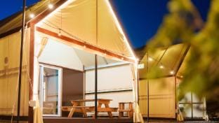 Namhae Chojun Bada Forest Glamping Bed and Breakfast in South Korea