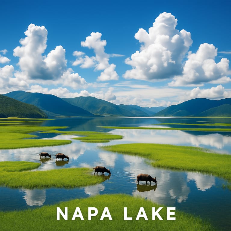 Shangri-La Nook with Breakfast · Facing Napa Lake Hotel in China