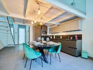 Design Loft with Private Garden | Portello Apartment in Milan