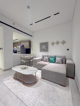 Chic 1BR Retreat with Infinity Pool in JVC, Dubai Vacation rental in Dubai