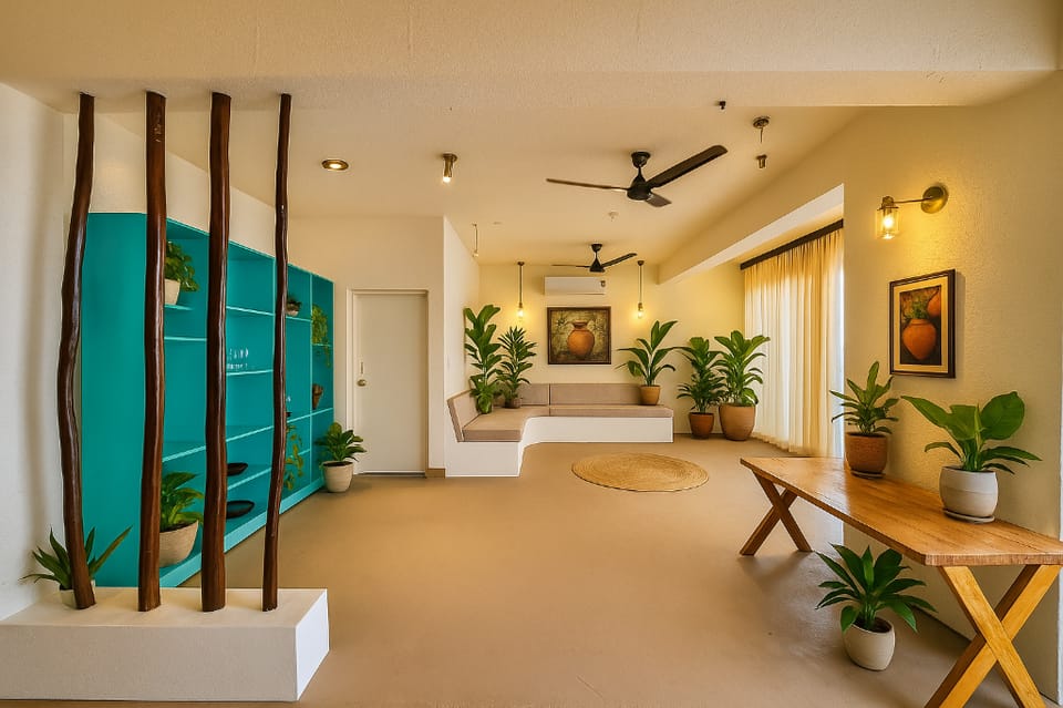 Dolce Luxury 4-BHK Villa on Ashwem Beach Hotel in Mandrem