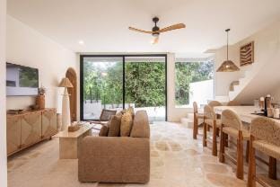 Trendy Boho 3BR • Cozy Living • 5min to La Brisa Villa in North Kuta