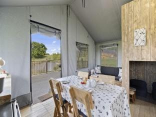Safari Tent by Hertford Lake with Hot Tub Vacation rental in Hertford