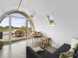 Chalet in Hertford with Lakeside Hot Tub Vacation rental in Hertford