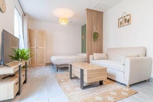 Cozy pied-à-terre, terrace, 100 m from the beach Vacation rental in Normandy