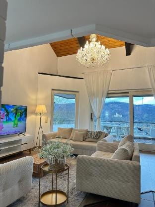 Beautiful family villa with castle view Vacation rental in Koblenz