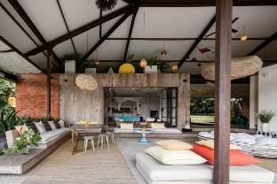 Modern designer villa with river and volcano views Villa in Abiansemal