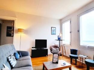 Seine Bay View Parking Pont De Normandie Apartment in Honfleur