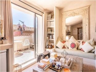 Appt moderne- AC-2BR-3P - Beach 5min-St-Tropez Apartment in Saint-Tropez