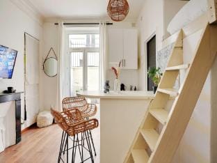 Charming Studio 1BR2P - Porte de Clichy Apartment in Paris