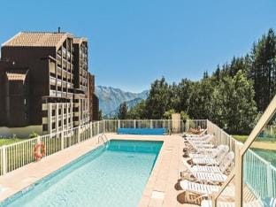 Studio in Oisans near Hiking Trails  Pool Apartment in Huez