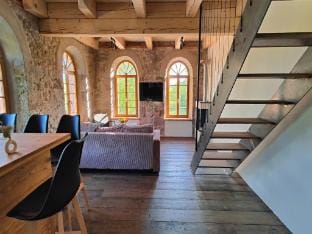 Lichtdurchflutete Galeriewohnung mit Privatsauna und 2 Kaminen Apartment in Saxony