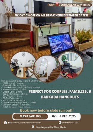 Citcentro Condo near everything Apartment in Mandaluyong