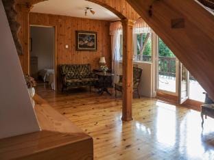 Half of a holiday home, huge garden, pond Vacation rental in Pomeranian Voivodeship