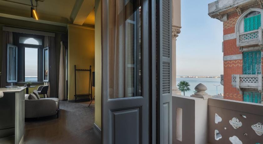 grey l studio apartments Corniche Alexandria Hotel in Egypt