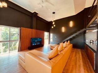 Khaolak LOFT Suite A with 2 King size beds 1 bathroom at Kokotel Montana Hotel Apartment in Khuekkhak