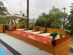 Khaolak LOFT Suite B with 2 King size beds 1 bathroom at Kokotel Montana Hotel Apartment in Khuekkhak