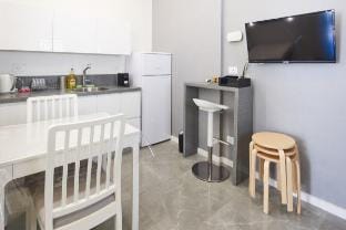 dinning room, bedroom and balcony Baraca boutique Vacation rental in Jerusalem