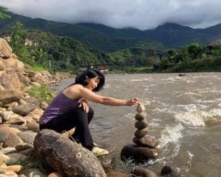 Wooden House Surfing by the Stream Vacation rental in Vietnam