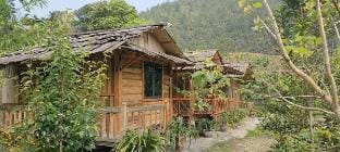 Wooden House Surf by the Stream Vacation rental in Vietnam