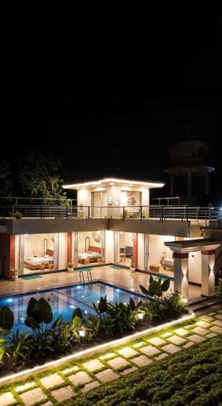 Lakeview Farmstay | 4BR Farm stay Farm Stay in Telangana
