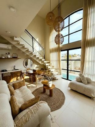 INDAH TULIP Entire 2BR Villa w/Private Pool~Canggu Villa in North Kuta