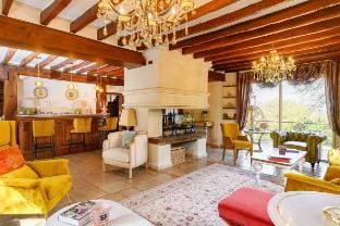 Luxury French Villa - Private Park, Spa & Pool Villa in Île-de-France