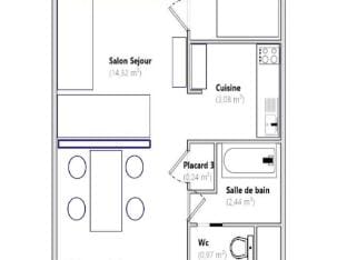 room apartment for 4 people - Comfort Apartment in Arzon