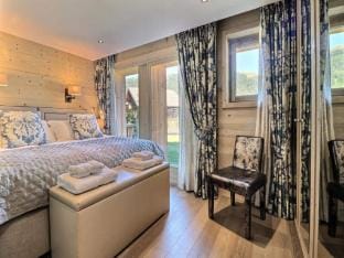 Chalet in Les Gets with Jacuzzi  Ski Access Apartment in Les Gets