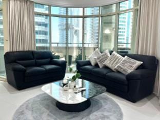 Luxury Furnished 2 BR with Stunning Sea View Apartment in Dubai