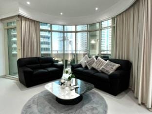 Luxury Furnished 2 BR with Stunning Sea View Apartment in Dubai