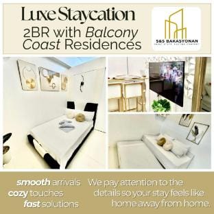Luxe Staycation-2BR w/Balcony at Coast Residences Vacation rental in Pasay