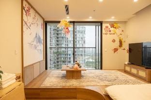 Sakura Room @Ecopark 1BR Swanlake River View Vacation rental in Vietnam