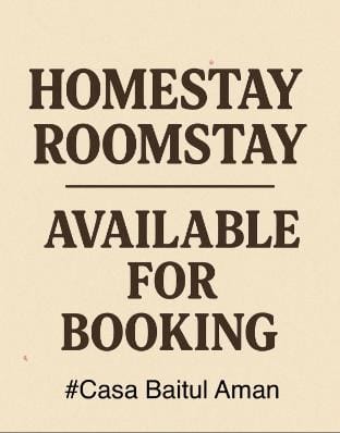Casa Baitul Aman Homestay Vacation rental in Terengganu, Malaysia
