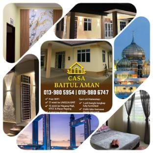 Casa Baitul Aman Homestay Vacation rental in Terengganu, Malaysia