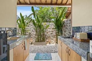 Villa Blue Style Loft Pool kitchen @Warnavillas Vacation rental in Bali