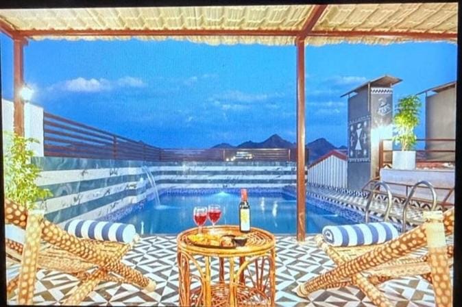 Mangal Residency Rooftop Pool Hotel in Udaipur
