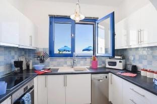 Little Blue Sea View Kalathos Villa w Private Pool Villa in Rhodes, Greece