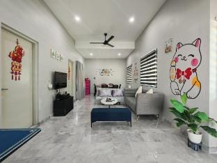 Ipoh Home Cute3DStyle | 3BR | 7-9 Pax | Home Theater/Sing K/Gym/Games Vacation rental in Ipoh
