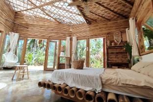 The Bamboo House · Tropical Garden & Empty Beach Vacation rental in General Luna