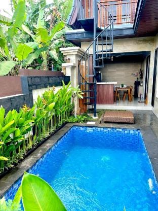 Yasana Jineng 1: Cozy 3 BR, Top Floor Rice Paddy Villa in Abiansemal