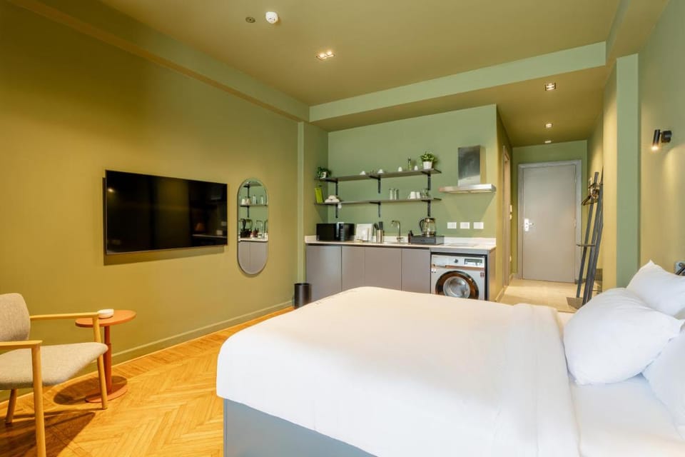 grey l studio apartments Downtown Cairo Ouzonian House Apartment in Cairo