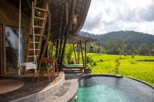 Agung's Nest Sidemen | Bamboo House Vacation rental in Selat