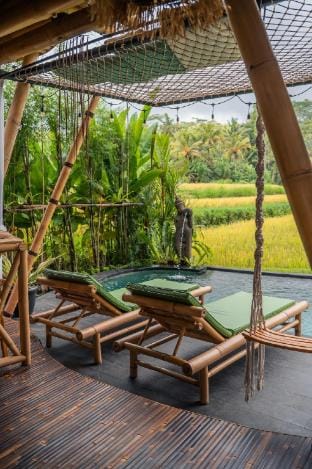 Sawah Bamboo House Sidemen Vacation rental in Selat